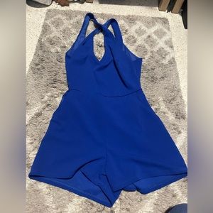 Size medium beautiful blue romper